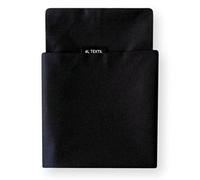 4L Textil ZOE Coussin pour chien lavable avec housse et fermeture éclair, housse de rechange (100 x 80 cm), noir