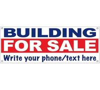 4LessCo Bannière en vinyle avec œillets 45,7 x 121,9 cm