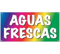 4LessCo Panneau en polyester avec œillets Aguas Frescas 61 x 122 cm