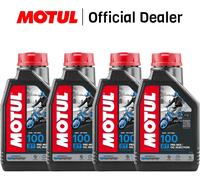 4LT D'HUILE POUR MISCÉLAGE MOTUL 100 2T MINÉRAL MOTOMIX SPÉCIFICATIONS JASO FB