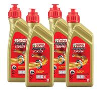 4LT Huile Moteur Lubrifiant Castrol Power 1 Scooter 4T 5W40 Scootek Technology