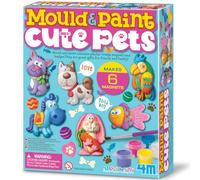 4M 403539 Mould and Paint Cute Pets, Mixed Colours