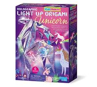 4M 404776 KidzMaker-Unicorn Origami Room Light, Mixed Colours