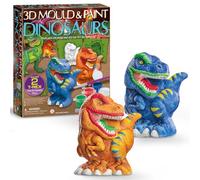 4M Industrial Development Moulage et Peinture 3D 404777 Dinosaures Couleurs mixtes
