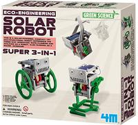 4M - 68496 - Jeu De Construction - Eco Engineering - 3-en-1 Mini Solaire Robot
