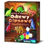 4M – Moule et peinture Dinosaure – Coulée de gypse – Dinosaures luisants