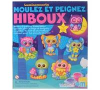4M Crea coulée en plâtre et de peinture hiboux fixés 17 pièces Multicolore G