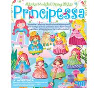 4M Façonneur & Numeros Princesses Glitter - Mould Et Paint Glitter Princesse Kit