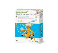 4M Green Science Robot propulsé au sel à Construire - Kit Scientifique sans Piles - Jeu STEM dès 8 Ans