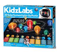 4m Kidz Labs Poster 3d Du Système Solaire Avec Lumières