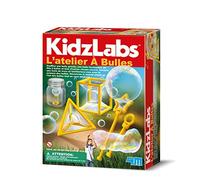 4M KidzLabs Kit Science des Bulles - Expériences Ludiques Autour des Bulles de Savon - Activité Scientifique et Créative - Jeu Éducatif Enfant