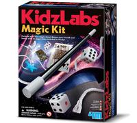 4m: KidzLabs: Magic Kit - Apprenez et effectuez 12 astuces magiques Lgrement du livret d'instructions tape par tape Wand & Accessories Kids 8