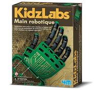 4M Kit scientifique KidzLabs Main robotique à construire – mécanique et mouvement – dès 8 ans