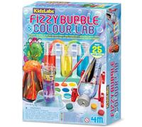 4M KidzLabs Science de Bubble & Coleur - Kit d’Expériences avec Plus de 25 Projets Scientifiques - Activité Laboratoire Ludique - Jeu Éducatif STEM Enfant