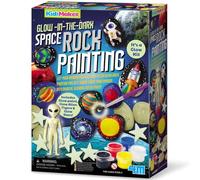 4M | KidzMaker | Peinture sur Roche phosphorescente | Arts et Artisanat pour Enfants à partir de 5 Ans | Projet de Lueur de Jardin