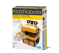 4M KidzRobotix Robot Tirelire à Construire Enfant - Coffret robotique éducatif pour Apprendre à économiser - Jeu STEM dès 8 Ans