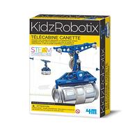 4M KIDZROBOTIX: TÉLÉCABINE CANETTE 14cm / Emballage F R A N C A I S, Contient des Instructions détaillées, Fonctionne sur Piles 2x1.5V AAA (excl.), boîte 24x16,5x6cm, 8+