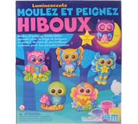 4m Kit Créatif Moulage Et Peinture Hiboux