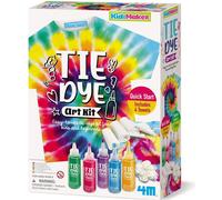 4M - Kit de batik | KidzMaker | Teinture facile pour enfants & débutants | Plaisir créatif et éducatif | 68741