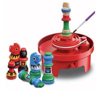 4M Industrial Development – Kit de fabrication Kidz Labsgamemaker – Jeu d'échecs en bois – Rouge