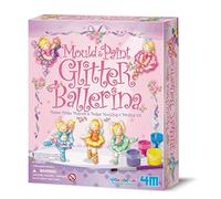 4M - Kit de moulage Badges et Magnets Ballerines - Jeux de loisirs créatifs pour filles 5 ans