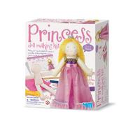 4M - Kit Loisir Créatif - Broderie - Créez une Poupée Princesse - 22 cm