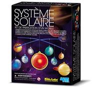 4M Kidzlabs – Kit de fabrication Mobile Système solaire – Phosphorescent – à peindre – 8+