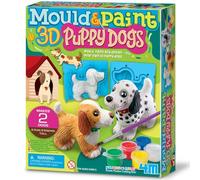 4M Mold & Paint Kit de peinture 3D pour chiots et chiots en plâtre pour garçons et filles à partir de 5 ans
