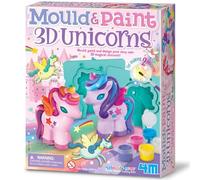 Kit de moulage et peinture - 4M - Licornes Paillettes 3D - Créativité - 5 ans et plus - Multicolore