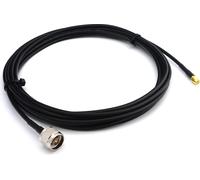 4m RP-SMA mâle vers N mâle Câble coaxial RG58 - 4 mètres de câble d'antenne à faible perte 50 Ohms câble d'extension - pour routeur WiFi Antenne Wireless RF WLAN Radio Modem