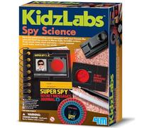 4M Kit scientifique – Coffret découverte de la science de l'espionnage – Messages secrets Noir G
