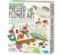 4M Toysmith Kit d'art créatif de Fleurs pressées Vertes pour garçons et Filles à partir de 5 Ans