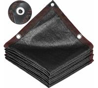 (4m x 5m, noir) 95% Filet d'ombrage, bâche, voile solaire, toile d'ombrage multifonctionnelle et respirante, pour jardin, serre, fleurs, filets d'ombrage pour plantes