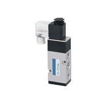 4M310 4M320 4M330 G 3/8 Manifold Type Solenoid Valve Single Double Coil Pneumatic Valve 2 Position 5 Way,3 Position 5 Way Sanmin(4M330P 10G3-8 3-5Way,DC12V)