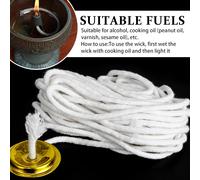 4mm Cotton Braided Candle Wick With 2 Wick Holders Spool For Candle Making Diy Candle Making.[W201]