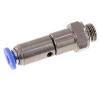 4mm & G1/8'' Quick Swivel Joint Push-In-Male Threads Laiton nickele/PBT NBR Rotatif
