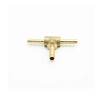 4mm Hose Barb Equal Tee Type 3 Way Brass Barbed Pipe Fitting Coupler Connector Adapter For Fuel Gas Water