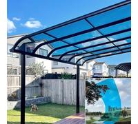 4mm Plaque Polycarbonate pour Serre Jardin[Gguwug 0.8×5m Panneau Durable PC] Transmission Lumineuse élevée, Panneau Durable PC, Protection Haute résistance Prévention des Incendies et Ignifuge