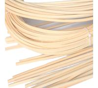 4mm Sangle Rouleau de Cannage pour Chaise Fauteuil, 250g Naturel Ronde Rotin Osier pour Vannerie, Tuyau Rotin à Tresser Tressé Matériel de Réparation en Osier Bambou pour Meubles Bricolage(4mm/25m)