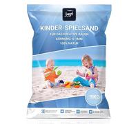 4myBaby GmbH - Sable de Jeu pour Enfants 15 kg | Sable de Quartz Fin Non Toxique et sans Danger | Sac de Sable extérieur Naturel et lavé | Idéal pour Jeux et bacs à Sable décoratifs