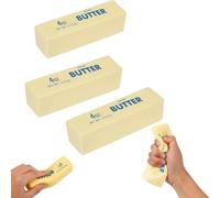 4oz Butter Squeeze Toys - Slow Rebound Cute Butter Squeeze Stress Balls, Stress Relief Fidget Toys, for Adults, Anxiety, Boredom, Desk Decor & Gift (3pcs)