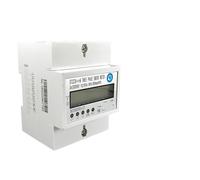 4P 10(100) A three phase Din rail KWH Watt hour din-rail meter LCD 3 * 230/400V 3 * 120/208V 3 * 220/380V 2 * 120/208V 50Hz 60Hz AUOQKQUT(3X220V 380V 60Hz)