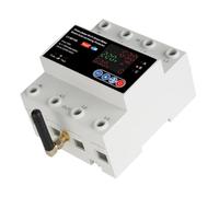 4P 100A WiFi Three Phase Smart Life Auto-Reclosing Over Under Voltage Protector Smart Meter Timer Switch Circuit Breaker(10A)