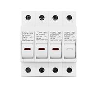 4P 1100V DC Fuse Holder 10 * 38mm High Voltage Solar PV TOPV-32 Base Photovoltaic System Protection Protector LED MQXFCZUX
