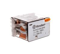 4P 12A 230V AC relais bouton d'essai, indicateur de 56.34.8.230.0040