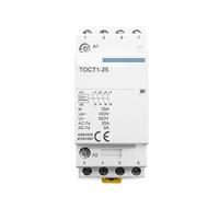 4P 25A 220V/230V 50/60HZ Din rail ménage ac contacteur modulaire 4NO(220V,2NO2NC)