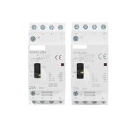 4P 25A 4NO or 2NO2NC 220V/230V 50/60HZ Din rail Household AC Modular Contactor Manual Type CZAOINCU(4P 25A 2NO2NC 220V)