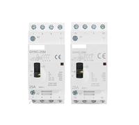 4P 25A 4NO or 2NO2NC 220V/230V 50/60HZ Din rail Household AC Modular Contactor Manual Type EKFBQBGW(4P 25A 4NO 220V)