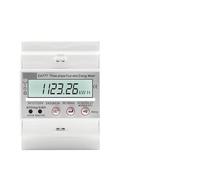 4P 3 Phase 4 Wires Two-way Bilateral Meter Electricity Usage Meter Din Rail AC 3 * 230/400V LCD Multifunction Display CZAOINCU
