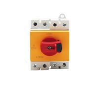 4P 32A 300V 600V 800V 1000V 1200V Solar PV DC Isolator Switch Disconnector With TUV CE SAA RCM(Yellow,4P 32A_800V DC)